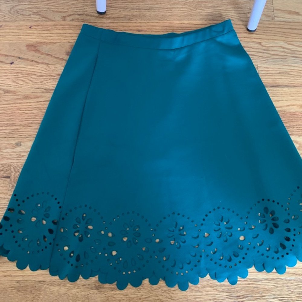 Blue A-Line Skirt